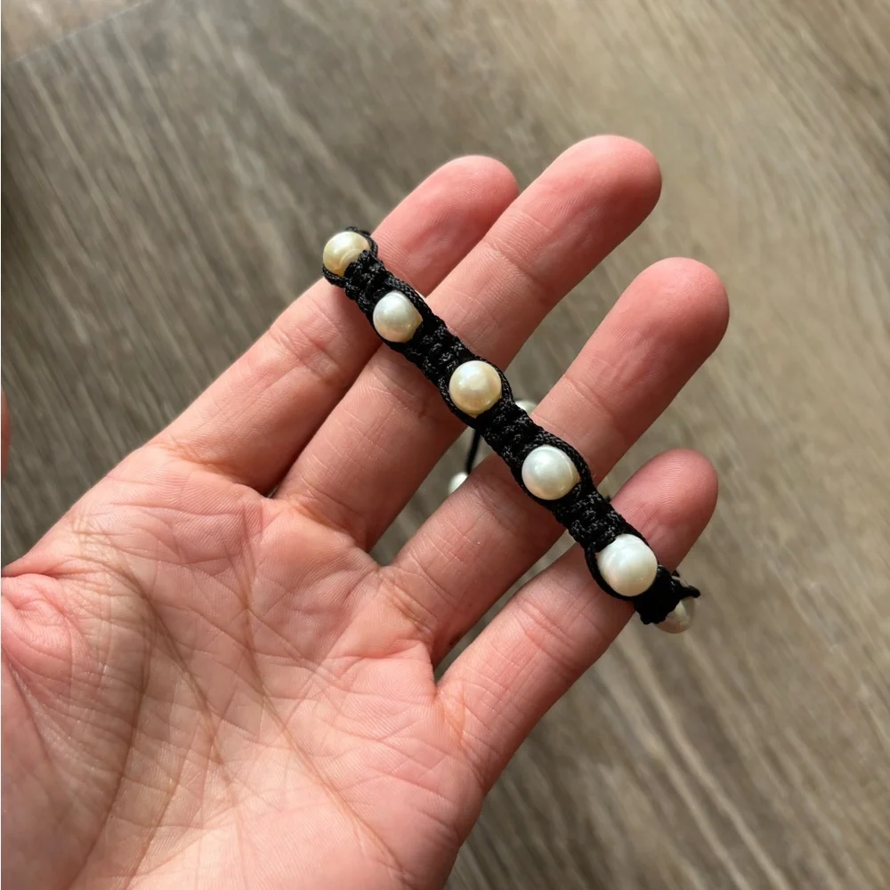 Pearl Skull Ring with box and bracelet - Picture 11 of 14